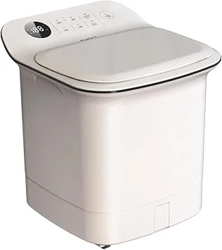 13-inch Foot Spa with Fully Automatic Electric Massage Dual-Action System, Integrating Electric Massage Rollers and Shiatsu Functionality, Featuring a Timer and Water Temperature Control
