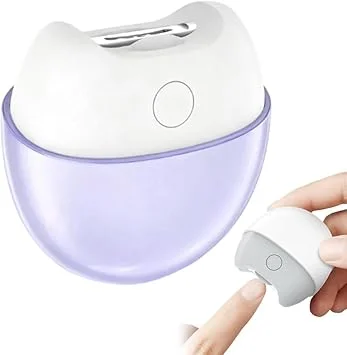 3 in 1 Automatic Electric Nail Clipper, 2026 Upgraded Electric Nail Clipper, Automatic Nail Trimmer with Light and Nail Scraps Storage, Electric Toenail Clippers for Seniors and Adults (Purple)