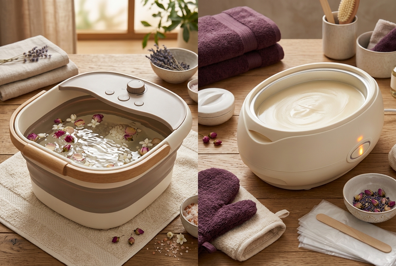 Home Foot Spa vs Paraffin Wax Bath: Different Tools for Different Jobs