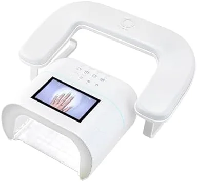 AI UV LED Nail Lamp-O NAIL AI Precision Scan,Reduce Excess UV Skin Damage-2in1 AI Computer&Nail Dryer with HD Visible Screen,Manicure Arm Rest,109 LEDs,Nail Curing Lamp for Salon and Home