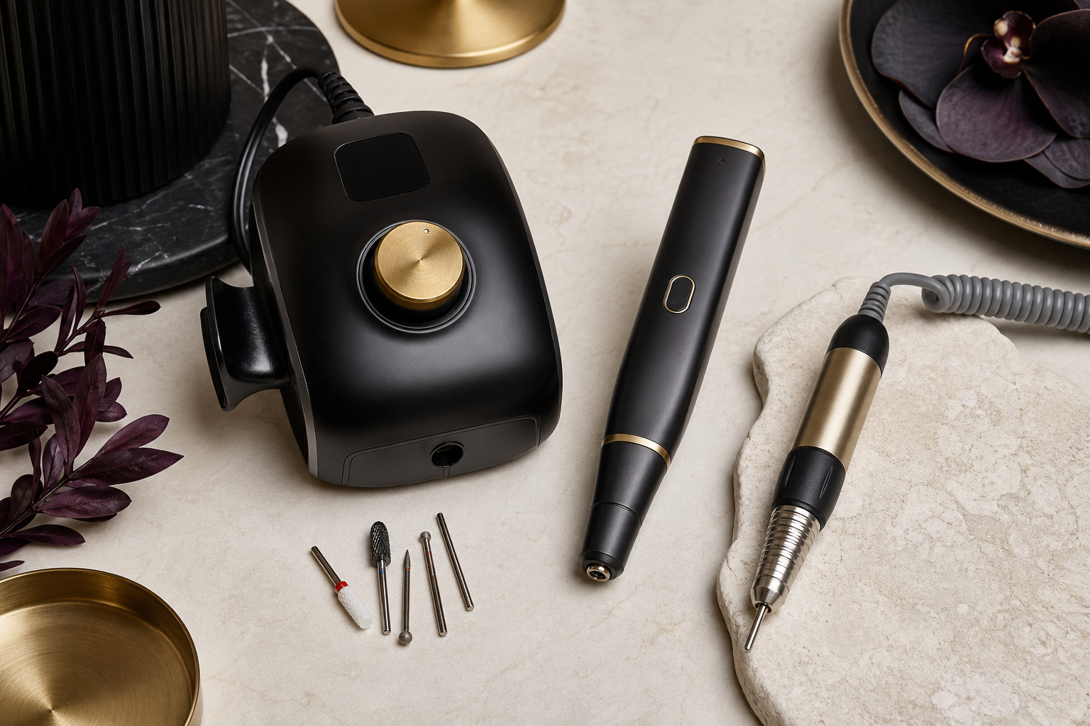 Electric Nail Drills for At-Home Nail Enhancements: Six Catalog-Listed Options