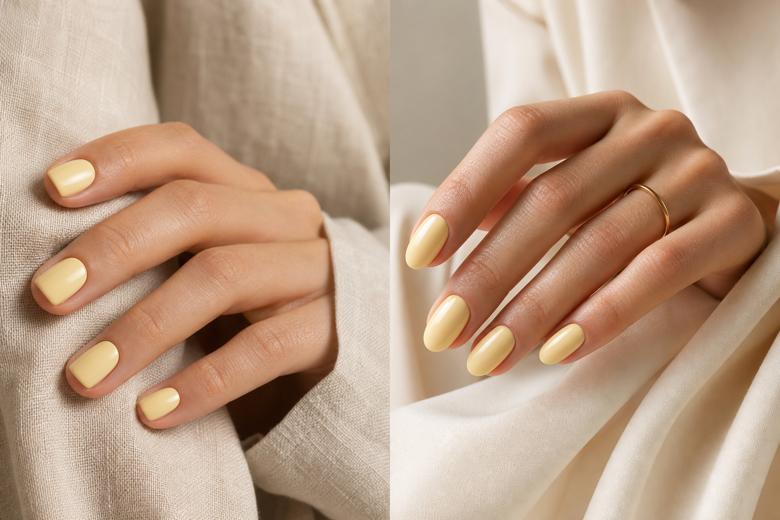 Butter Yellow Nails: Choosing a Soft Yellow Shade That Does Not Look Chalky