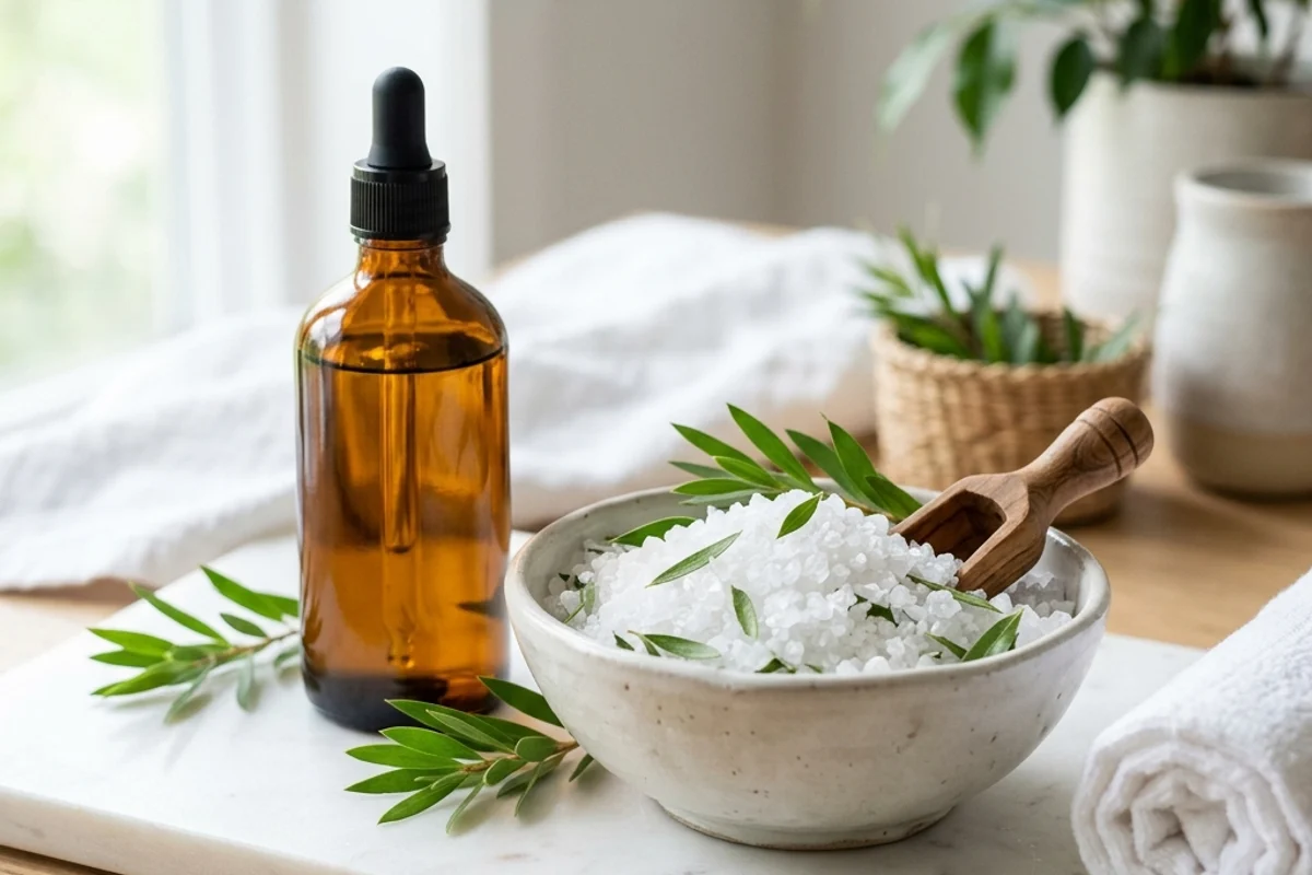 Tea Tree Foot Soak Review: Scent, Session Claims, and Warm-Water Use