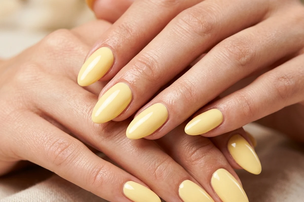 Butter Yellow Nails: The Soft, Creamy Color of the Season