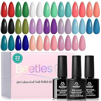 Is the Beetles 23pcs Summer Gel Polish Set Actually Long-Lasting? (Wear & Opacity Swatches)