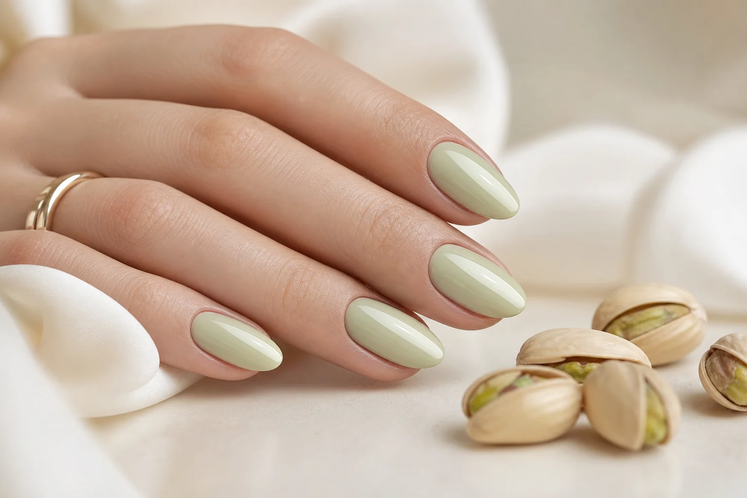 Pistachio Green Nails: The Soft Pastel of 2026