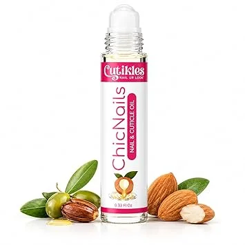 Cuticle Oil Roll-On for Nails & Cuticles – Nourishing & Hydrating Formula with Vitamin E | Easy-to-Apply, Non-Greasy, Travel-Friendly Roll-On Bottle – 0.33 Fl Oz