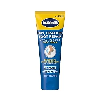 Dr. Scholl's Dry, Cracked Foot Repair Ultra-Hydrating Foot Cream Moisturizer, 3.5 oz, Skin Care Foot Lotion with 25% Urea for Dry Cracked Feet, Heals and Moisturizes for Healthy Feet
