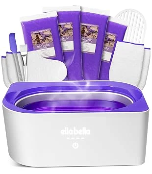 ELLA BELLA® Paraffin Wax Machine for Hand & Feet • Parafin Wax Warmer • Everything in One Kit – Paraffin Wax Refills, Mitts & Booties • Soothing Relief with Parrafin Hot Wax • Home Paraffin Wax Bath