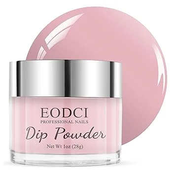 EODCI Nude series Dip Powder, Pink Color Nail Dipping Powder French Powder Pro Collection System Nail Art Starter Manicure Salon DIY at Home, Odor-Free&Long-Lasting, No Needed Nail Lamp Curing, 1 Oz