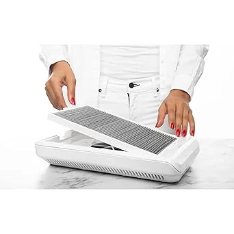 Gelish Vortex Dust Collector - Nail Dust Collector, Nail Tech Essential, Portable, Powerful, Efficient, and Rechargeable System for Salon & Home Use
