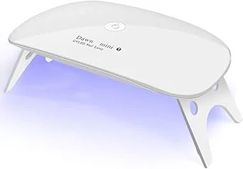 Kepma UV LED Nail Dryer Mini lamp Portable Curing Light for Gel Nail Polish,6w(White)
