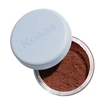 Kosas Cloud Set Loose Setting Powder – Talc-Free Translucent Face Powder for Oil Control, Ultra Sheer Mocha