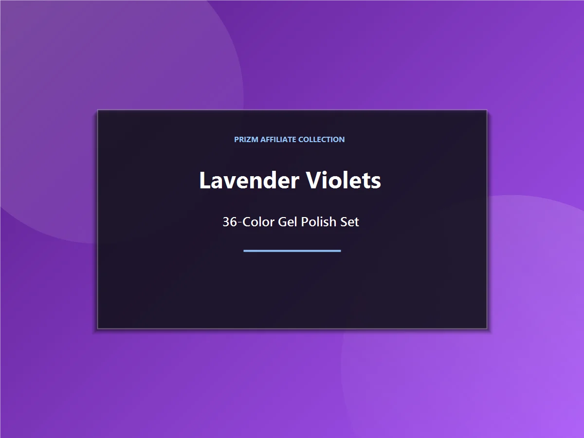 Lavender Violets 36-Color Gel Polish Set