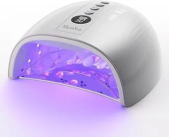 MelodySusie Professional Cordless UV Nail Lamp with Metal Base, P-Plus30GT Nail Dryer with Smart Sensor for Salon & DIY Home Use Fast Cures All Hard Gels, Especially Extension & Glitter Gel Polishes