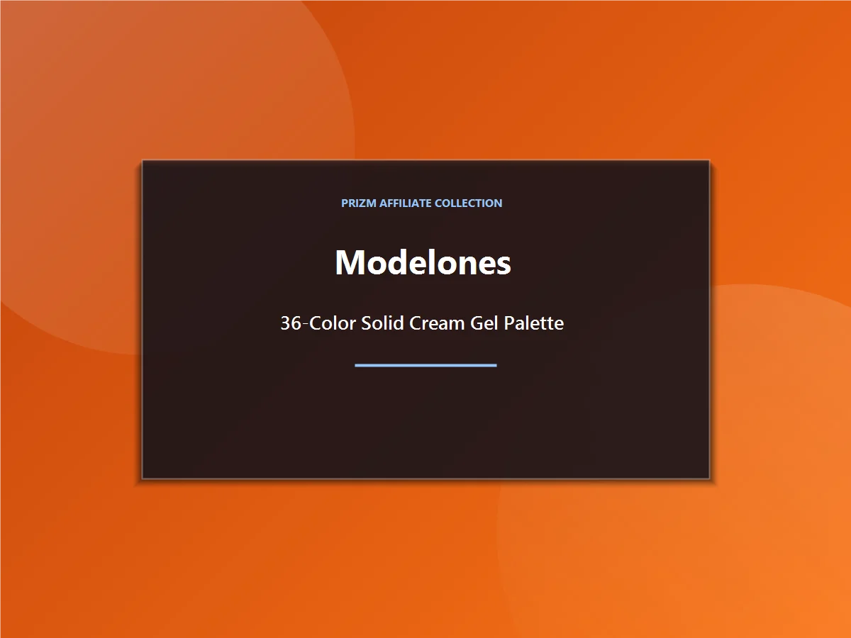 Modelones 36-Color Solid Cream Gel Palette