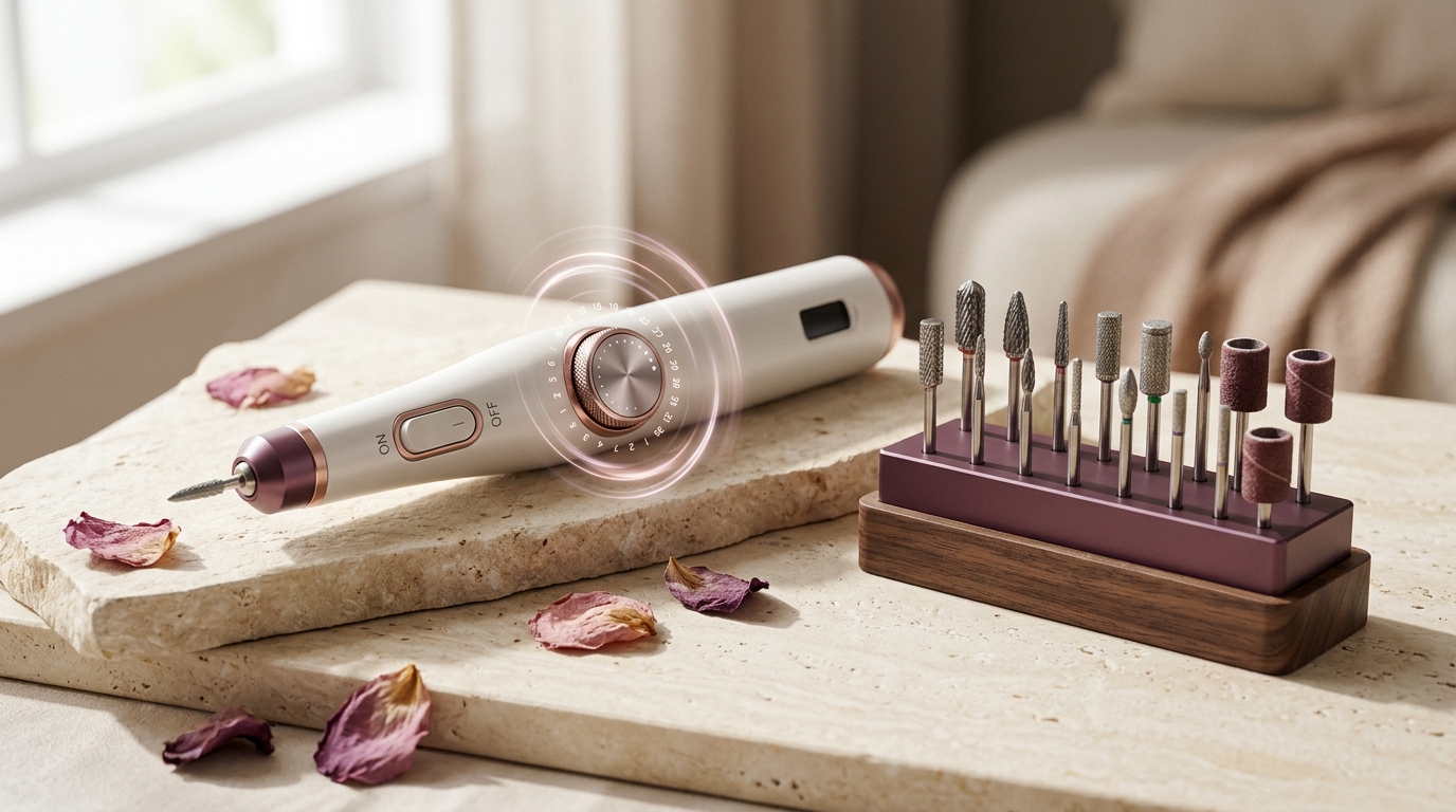 Nail Drill RPM Explained: The Speeds That Make Sense for Gel, Acrylic, and Natural Nails