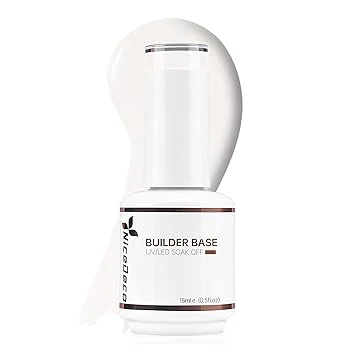 Nicedeco Builder Gel 15ML 8 in 1 Kit - Clear Base, Hard Gel, Extension Nail Gel for Nail Art Design-008