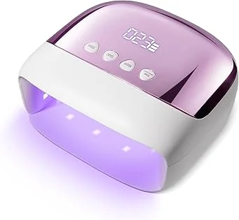 Rechargeable UV Nail Lamp for Gel Nails: 48W Cordless LED UV Light with Smart Sensor- Professional Nail Cure Lamp for Gel Polish Home & Salon Use
