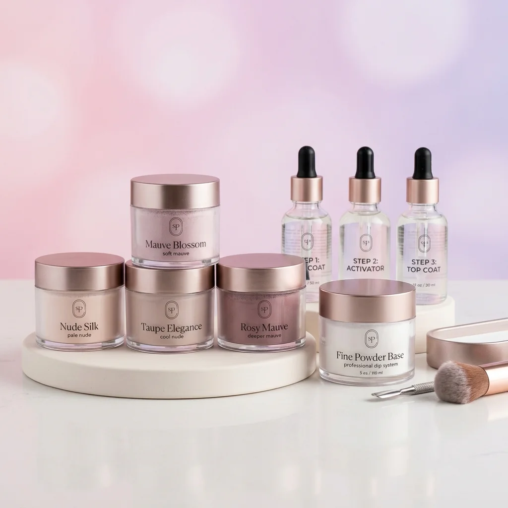 Saviland Dip Powder Nail Kit with Liquid Set