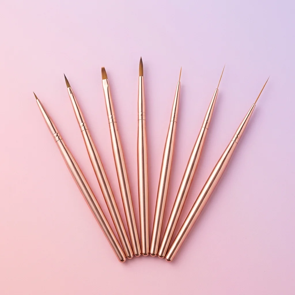 Saviland Detail Liner Nail Art Brush Set (3 Packs)