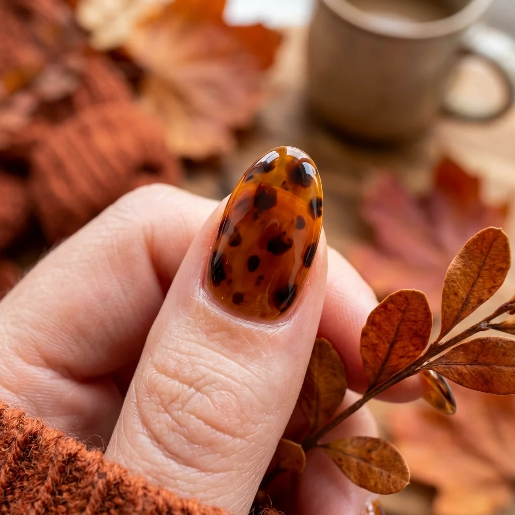 Tortoiseshell Nails Step-by-Step: Recreate the Classic Fall Look