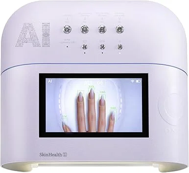 UV LED Nail Lamp for Gel Nails - O NAIL AI Smart Precision Scan Reduces UV Exposure, 109 LED Nail Dryer, 2X Fast Curing Light for Professional Salon & Home, Purple (Battery Not Included)